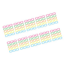10 Sheets Colorful Price Label 3X2Inch Price Sticker For-C
