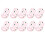 10 stuks multifunctionele documentclip acryl paperclip-9 1