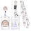 Retractable Lanyard with Waterproof PVC-sequined leopard pri 1