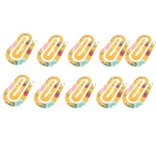 10 stuks bloem acryl paperclip decoratieve bladwijzers klem-2
