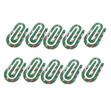 10Pcs Multipurpose Document Clip Acrylic Paperclip Bookmarks-13