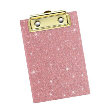 Shimmering Acrylic File Clipboard 6x4Inch Small-rose gold