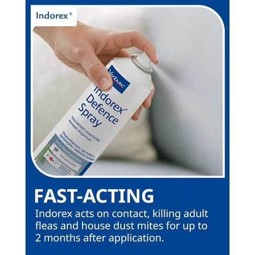 Indorex Defence Household Flea Spray 500ml Can 2