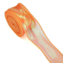 4 cm breites Fischschwanzband für DIY-Bastelarbeiten und-Orange