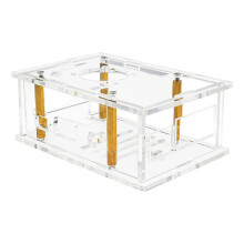 Heldere acrylbehuizing voor 4 professionele-schelp