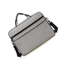 15 Inch Large Capacity Laptop Bag In Oxfords Fabric-Gray