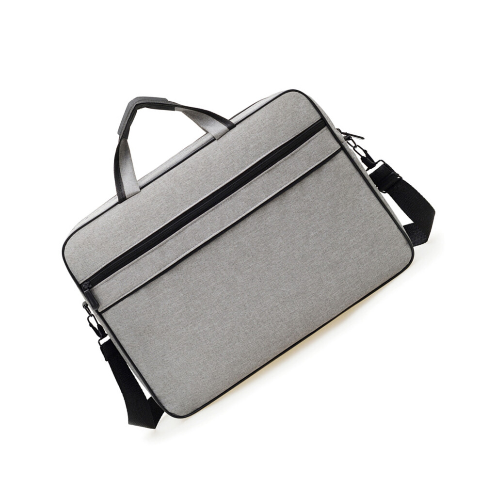 15 Inch Large Capacity Laptop Bag In Oxfords Fabric- Gray 7709000770373