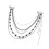 Épingle à revers ornée de cristal,-Noir et blanc 02 Blanc K 0390 1