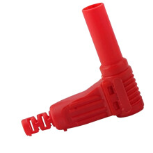 Abnehmbare 4-mm-Bananenstecker mit Nylongehäuse-Upgrades für-Rot