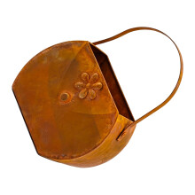 Decoratieve ijzeren bloempot open mond plantenbak container