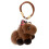 Weicher, samtiger Hasenhaar-Charm,-dunkelbraun 1