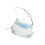 Itabag Toted Bag Clear Window for Pins Shoulder-white blue 1