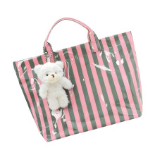 Trendy Striped Bag Waterproof And Stylish Look Portable-Green