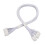 Cordon d'alimentation modulaire robuste,-Blanc Tissant un filet 1