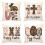 Oster-Kissenbezug-Set 45x45cm 4-teilig Polyester-Leinen 1