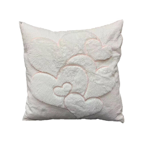 Fodera per cuscino con coniglietto pasquale, 45x45 cm, in velluto