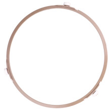 Anillo de soporte giratorio para plato giratorio de microondas, PP amarillo claro
