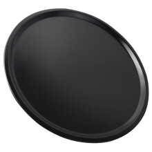 Poêle à pizza ronde antiadhésive en acier au carbone 35,5 cm
