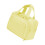 Practical Fabric Cosmetic Pouches Double Opening-Light Yellow 1
