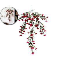 Bouquet de fleurs artificielles mural 77 cm