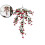 Bouquet de fleurs artificielles mural 77 cm 1