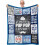 Couverture Papa – Flanelle douce, 152 x 127 cm 1
