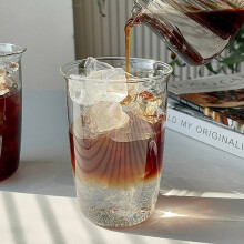 Hittebestendige glazen beker van borosilicaatglas, 350 ml