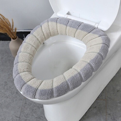 Housse de siège de toilette épaisse et douce – Extensible et lavable