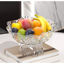Coupe Ă fruits transparente avec base amovible 27,4 cm