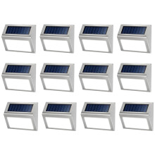 Lampes solaires de terrasse – Blanc froid, étanches, plus de 8 heures d'autonomie,