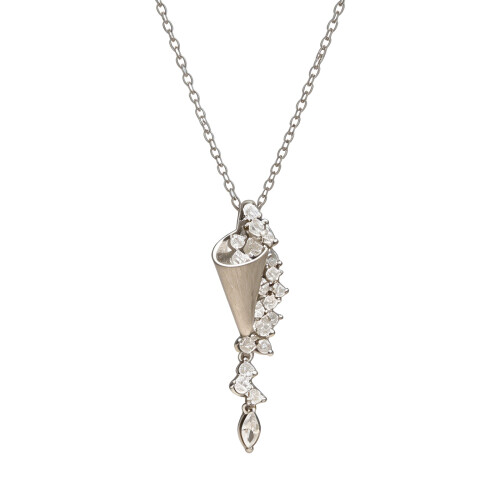 Exquisite Funnel Shape Necklace Adorned With Temperament-Silver