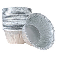 Moules à tarte jetables en aluminium de 12,7 cm (5 pouces), paquet de 50