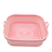 Líneáil Friochadóir Aeir Silicone BBQ Fillte Cearnógach Tiubh 8 n-Orlach