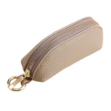 Fashionable Coin Purse PU Leather Small Wallet Zippers Key-Gray