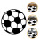 Tapis de football rond – Polyester – 80 x 80 cm 1
