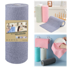 Rouleau de 20 chiffons de nettoyage en microfibre, 25 x 25 cm