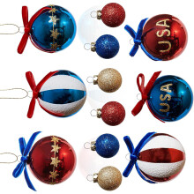 Independence Day Themed Hand Painted Ornament For Festives Home
