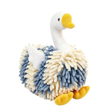 Stylish Duck Design Hand Towel Absorbent Microfiber For-Blue