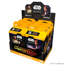 Star Wars Unlimited Salto a la Velocidad de la Luz Exposición de 6 piezas TCG