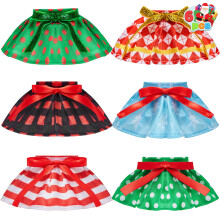 JOYIN 6PCS Kerstkleding voor Pop Plush Dansrok Set, 6 Ontwerpen Feestelijke Looks