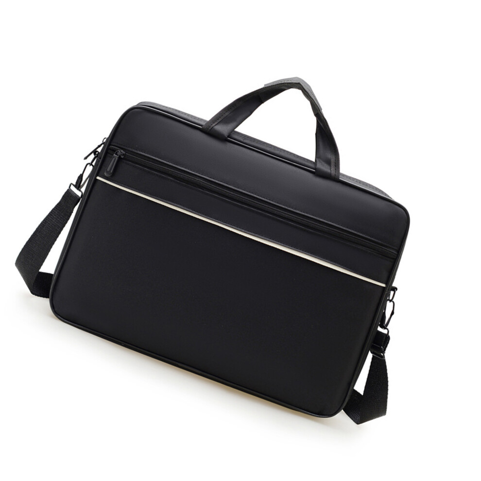 15 Inch Oxfords Fabric Laptop Case Messengers Bag For- Black 7709000770564
