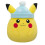 Pokémon Squishmallows Pokémon Jul Vinter Pikachu Plush med Blå Hatt 14" 1