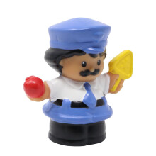 Fisher-Price Replacement Part for Collectible Little People School Bus Playset 77873 - Replacement Bus Driver or Crossing Guard Figure Holding Sign an
