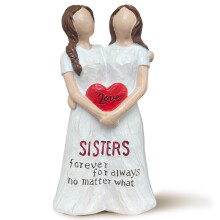 Regalo de Hermana Bozspacer - Figurin para Mujeres, Mejores Amigas, Cuñada - Regalo de Amistad para Navidad, Cumpleaños y Día de la Madre