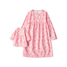 Carter's Mädchen 2-14 Nachtkleid und Puppenkleid Set (Pink Zuckerstange, 4T)