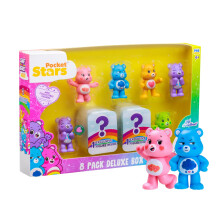 P.M.I. Care Bears Mini Collectible Figures | 8 Pack Deluxe Box | 8 Mini Collectible Figures Including 2 Rare Hidden Bears | Official Collectibles by P