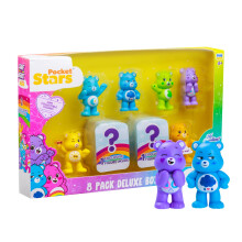 P.M.I. Care Bears Mini Collectible Figures | 8 Pack Deluxe Box | 8 Mini Collectible Figures Including 2 Rare Hidden Bears | Official Collectibles by P