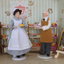 iland Puppenhaus Menschen für 1 12 Maßstab Miniatur 6 Zoll Puppen