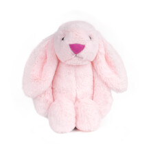 shiguangji Peluche Lapin 30 cm, Jouet Doux pour Bébé et Tout-Petit, Cadeau de Pâques (Rose)