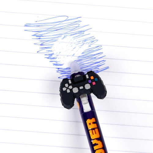 Puckator Inkredible Erasable Pen Game Controller Clicker Pens Pack of 4 2